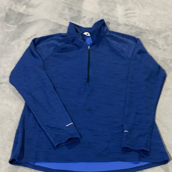 Champion Blue Quarter-Zip Sweatshirt - Picture 1 of 1